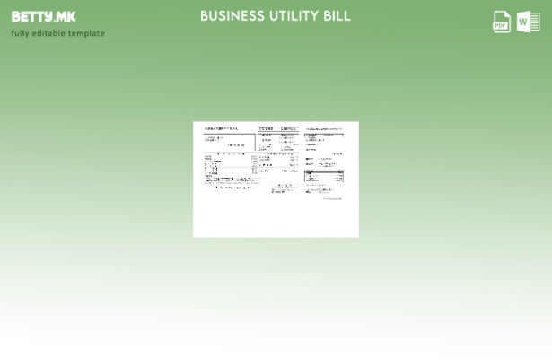 Модерен стил Japan S Energy Japan Co. Ltd. Шаблон за деловни сметки од филијала 
